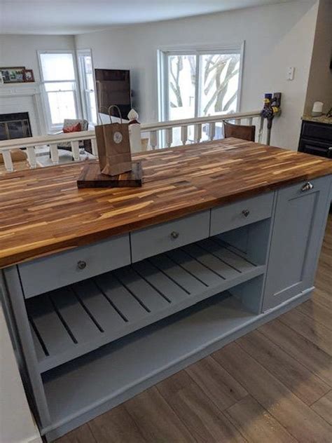 Kitchen Island With Butcher Block Top Kitchen Island With Seating Diy