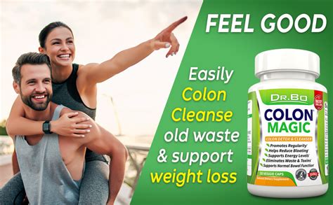 Colon Cleanse Detox Formula Natural Bowel Cleanser Pills For