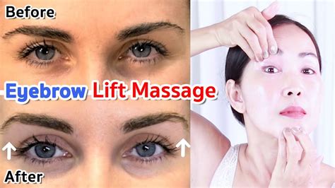 Eyebrow Lift Massage In 5 Mins Fast Result No Talking Facial Massage Youtube