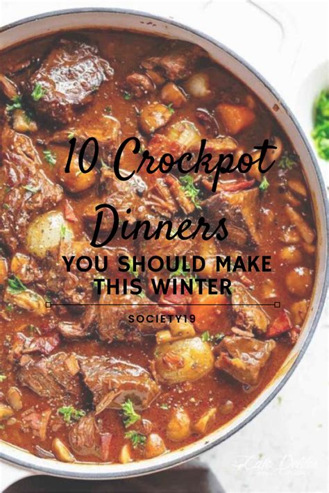 10 Crockpot Dinners You Should Make This Winter Crockpot Dinner