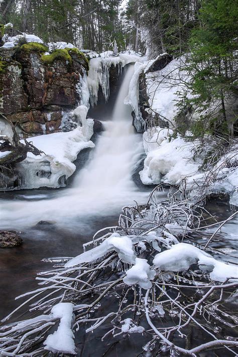 jericho falls winter ice photograph by chris whiton fine art america