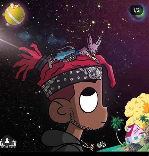 A digital portrait inspired by the luv vs the world 2 album cover by lil uzi ❤️ a purchase will include two of the available options: Pin on KSI