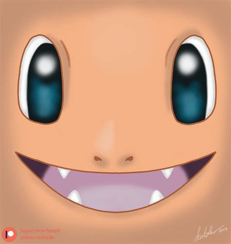 Artstation Pokemon Charmander Face