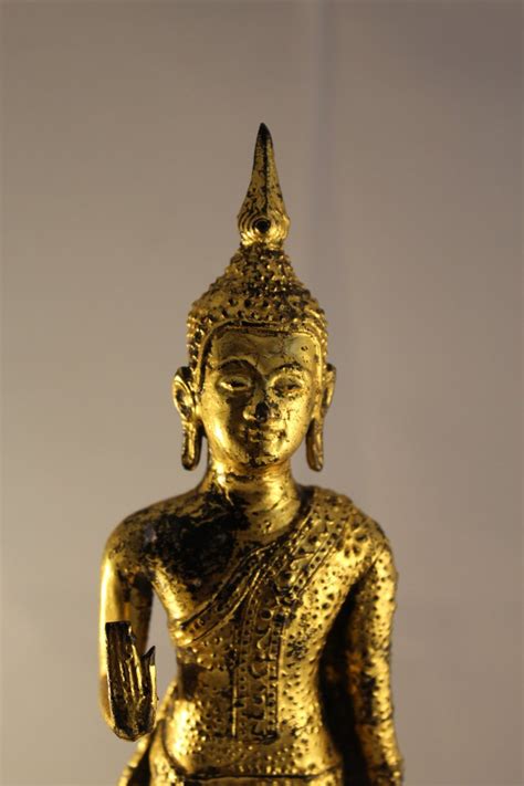 Bronze Gold Plated Pang Ham Yath Buddha Thailand Catawiki
