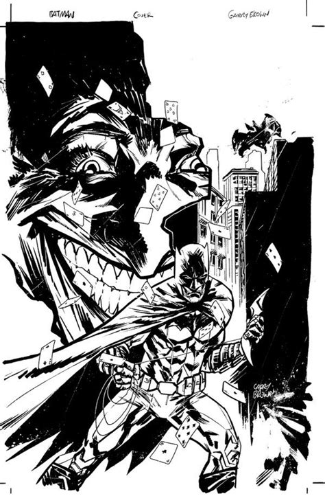 Batman And The Joker By Garry Brown Batman Movie Batman Joker Dc Comics