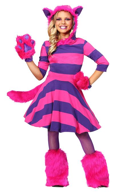 Cool cheshire cat costume for a hip girl. Cheshire Cat Costume for Girls