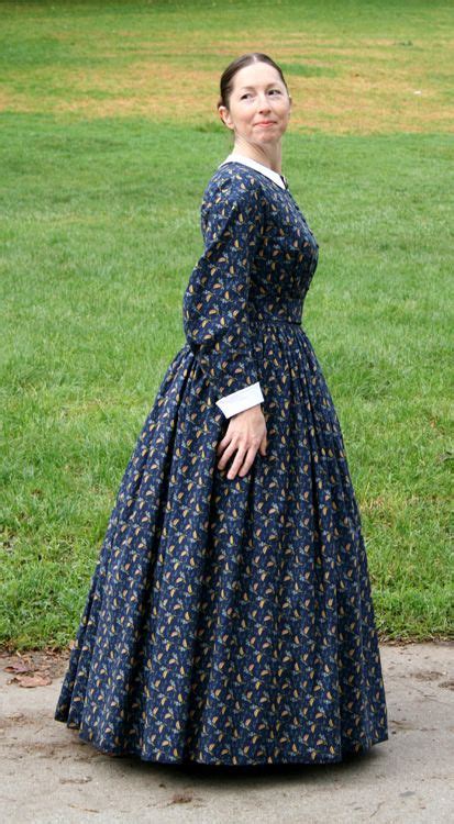 1860s Calico Dresses Calico Dress Historical Dresses