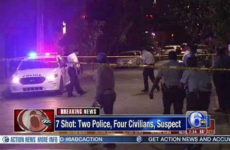 Philadelphia Shooting Spree Leaves Woman Dead Two Police Injured Wsj