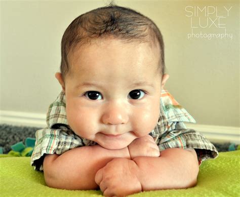 Simply Luxe Photography 3 Month Old Baby Boy Photoshoot