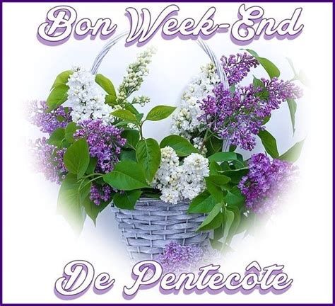 Le lundi de pentecôte n'est pas vraiment un jour férié comme les autres. bon week end
