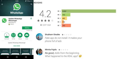Google play store is our gateway to download thousands of apps available for android. Over 1 million Android users downloaded fake WhatsApp app