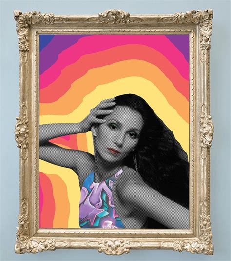 Cher Pop Art Portrait Rainbow Wall Art Print Graffiti Etsy