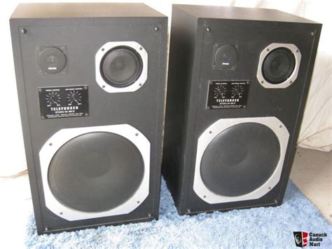 Rare Vintage Telefunken Studio 90 Mkii Speakers In Excellent Condition