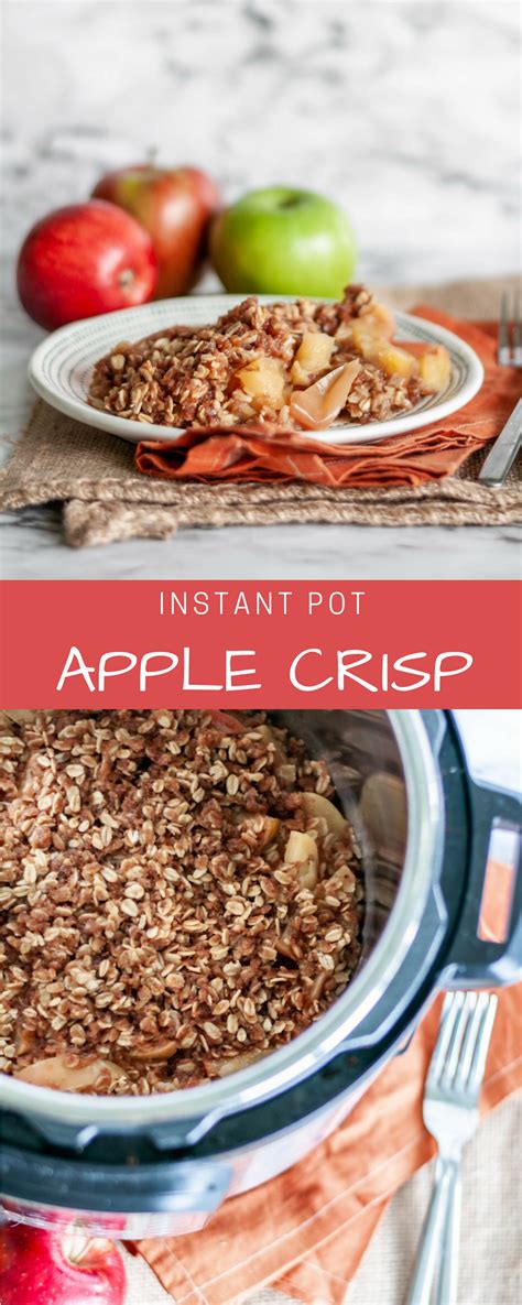 Add sliced apples to your instant pot along with cinnamon, vanilla extract, brown sugar, lemon juice, and water. Instant Pot Apple Crisp | Recipe | Apple crisp, Instant ...