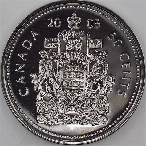 2005p Canada 50 Cents Nbu Limperium Du Collectionneur