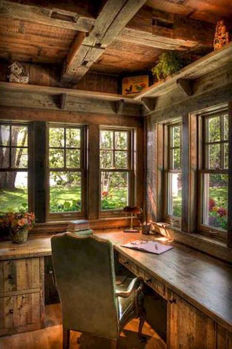 30 Amazing Rustic Home Office Ideas