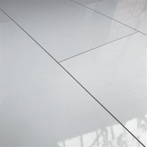 Falquon Flooring High Gloss 4v 8mm Grey High Gloss Tile Laminate