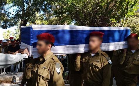 A Man With A Heart Of Gold Soldier Killed In Jenin Operation Laid To Rest The Times Of Israel