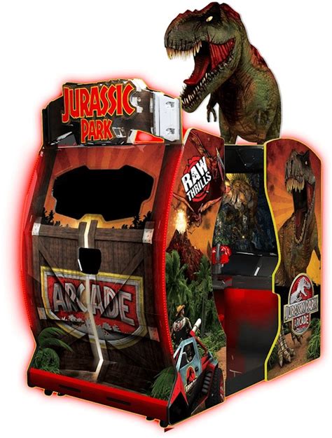 Raw Thrills Bar And Game Room Arcade Game Jurassic Park Arcade Aminis