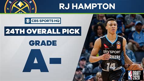 Denver Nuggets Select Rj Hampton With 24th Overall Pick Via Ind