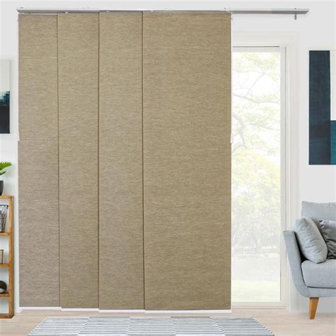 Chicology Classical Gold Adjustable Sliding Panel Track Blind With 23