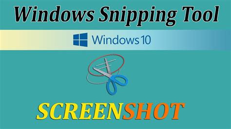 How To Take Screenshot With Windows Snipping Tool YouTube