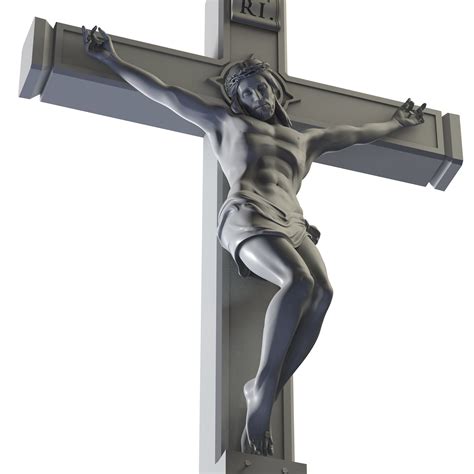 Jesus Christ On The Cross 3d Model 69 Obj Fbx C4d 3ds Free3d