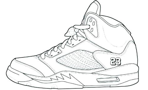 Under Armour Basketball Shoe Coloring Pages