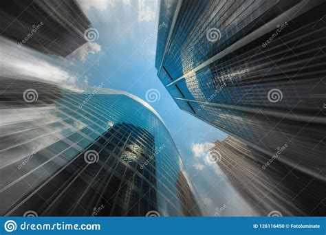 Skyscrapers In Motion Stock Photo Image Of Beauty Financial 126116450