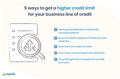 Best way to get a credit card limit increase. 5 Ways To Get A Higher Credit Limit For Your Business Line Of Credit | Capitall