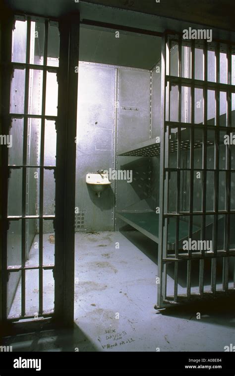Typical Prison Cell Stock Photo Alamy