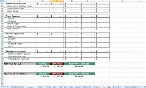 Tax Deduction Spreadsheet Excel As Spreadsheet Software House With Tax