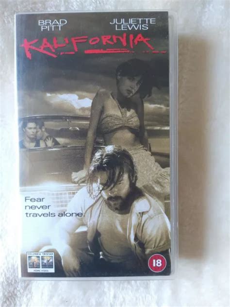 Kalifornia Brad Pitt Juliette Lewis Kathy Larson Pal Vhs Picclick Uk