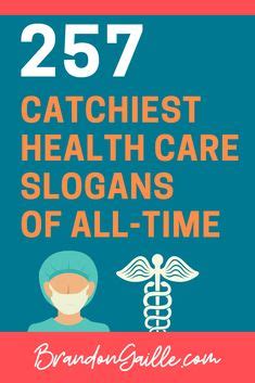 Examples Of Catchy Health Care Slogans And Taglines In