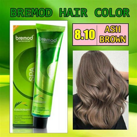 Ash Brown Bremod Hair Color Chart Bremod Hair Color Ml Shopee My XXX