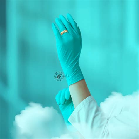 Wallpaper Love Gloves Doctor Blue Sky Couple Photography Covid