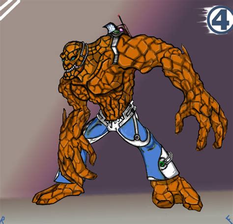 The Thing Redesign Fantastic Four By Predalien27 On Deviantart
