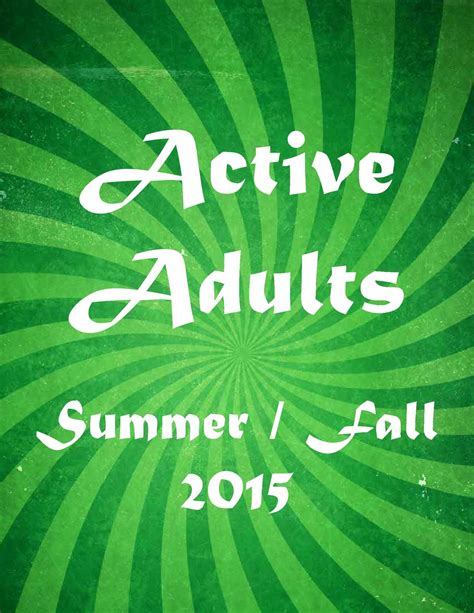 Calaméo Active Adults 2015