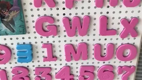 Kids Educational Alphabet Plastic Custom Magnetic Letters With Board
