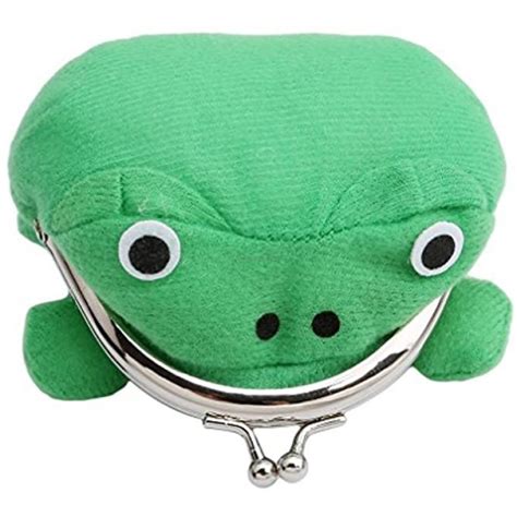 Naruto Cute Green Frog Coin Bag Wallet Purse Cosplay Anime Plush Toy