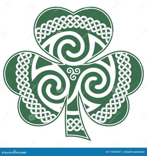 Irish Celtic Vector Corners Design Set Braided Frame Patterns