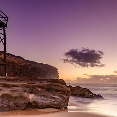 Redhead Shark Tower Purples Redhead Beach Newcastle Lake Macquarie Nsw Australia