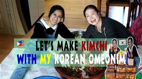Vlog66 Kimjang Kimchi Making Experience With My Korean Mother In Law I Kor Phil Couple Vlog
