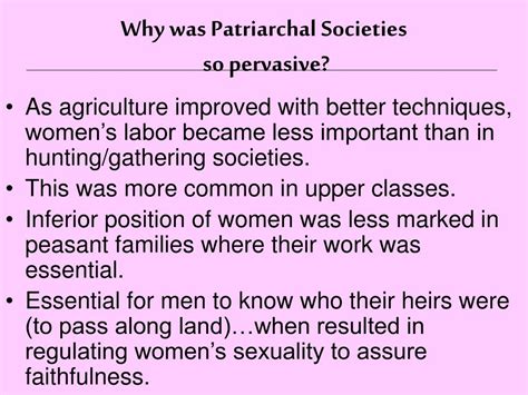Ppt Women In Patriarchal Societies Powerpoint Presentation Free Download Id3950647