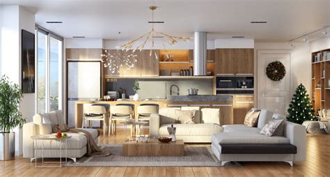 The Best Open Plan Interior Designs Which Applied With Fashionable And