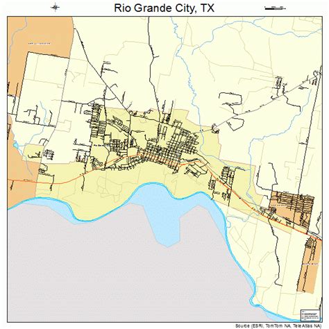 Rio Grande City Texas Street Map 4862168