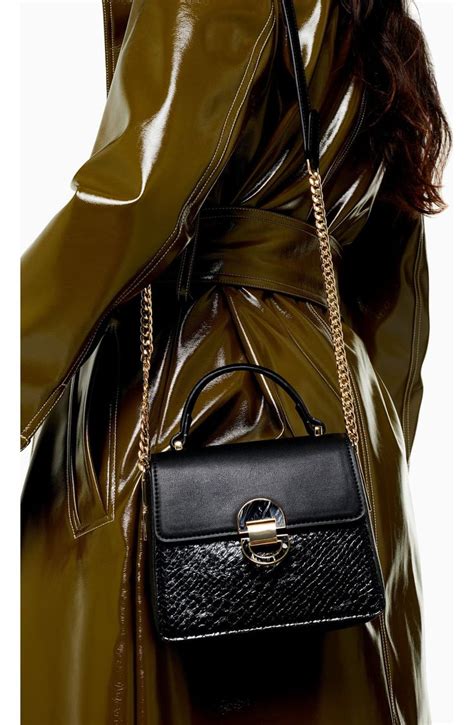 Topshop Mini Celia Faux Leather Crossbody Bag Nordstrom Leather