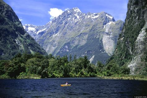 Milford Sound In Fiordland National Park Geographic Media