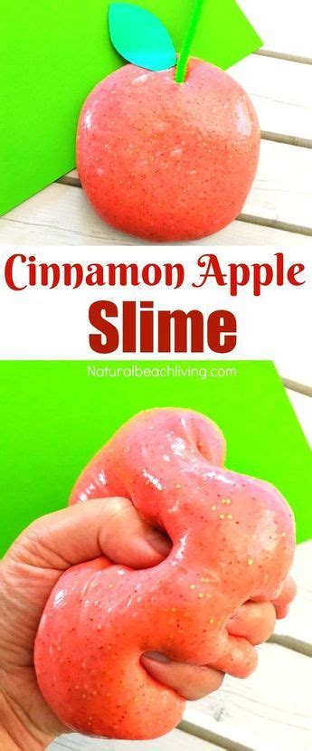 Apple Slime Play Recipe Borax Slime Slime No Glue Diy Slime Slime