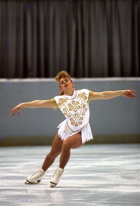 Tonya Harding Performing Her Free Skate During The Us Figure Skating Championships In Orlando